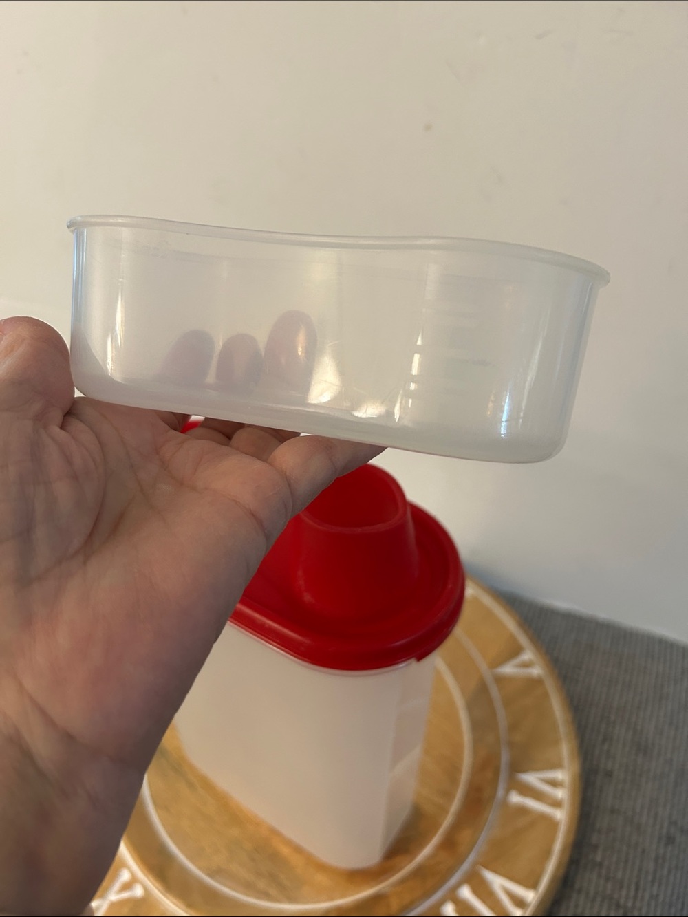 Tupperware modular mates with pour spout red lid container number 4 - Picture 4 of 9